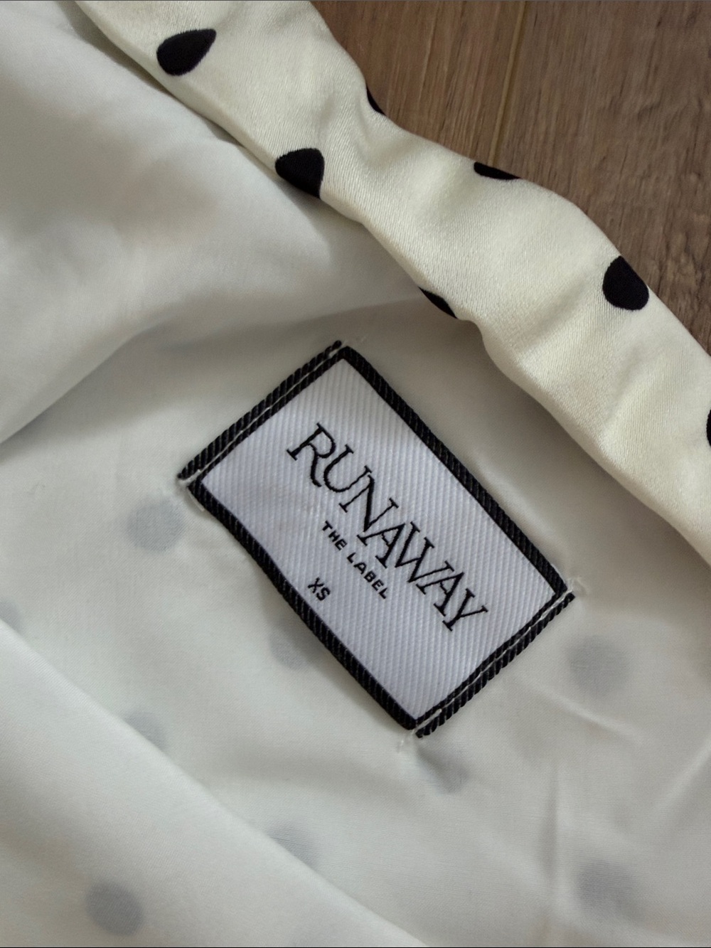 White Polka Dot Maxi Skirt - Picture 2 of 3